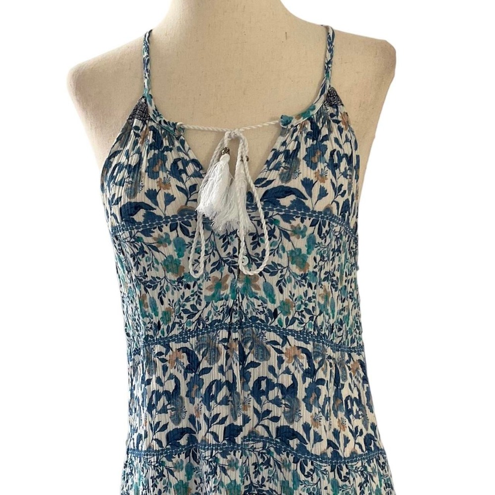 Be Cool Women Size Medium Sleeveless Bohemian Shirt Top | 20-951